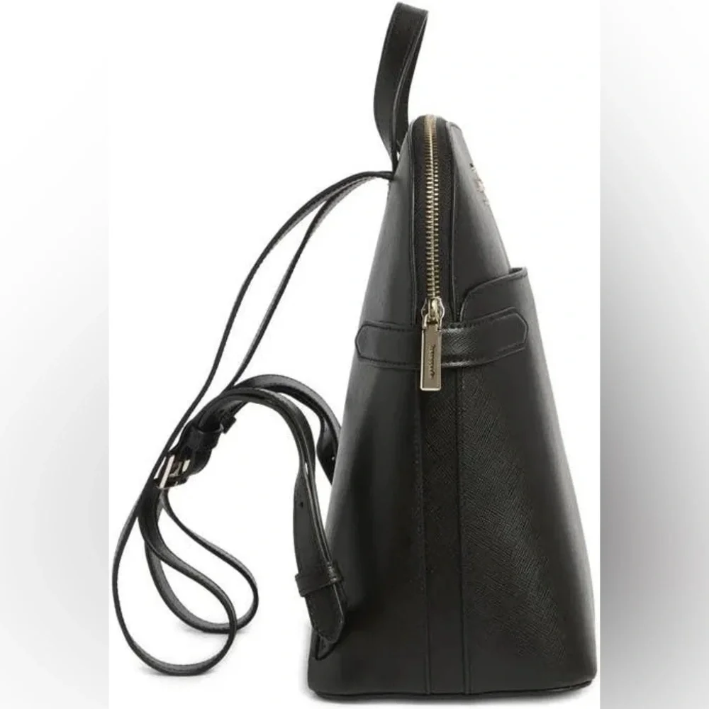 kate spade black saffiano leather backpack